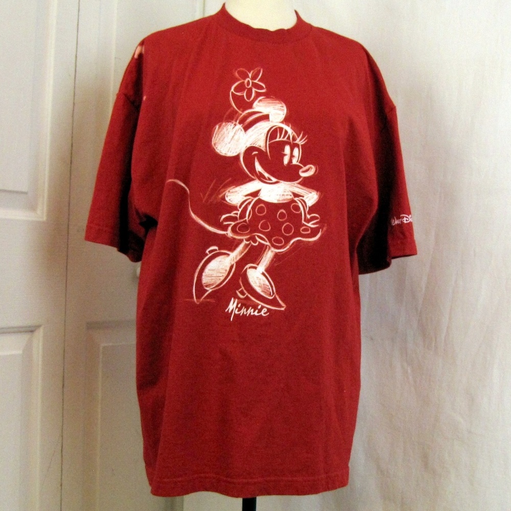 Minnie Mouse Red Long XL T-Shirt Disney World